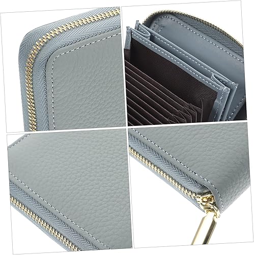 Miniatura 3 de TENDYCOCO 4 unids Cartera Carteras Para Hombres De Cuero Original Tarjetas de Crédito Titular Billeteras De Hombres Cuero Original Grandes Tarjetas