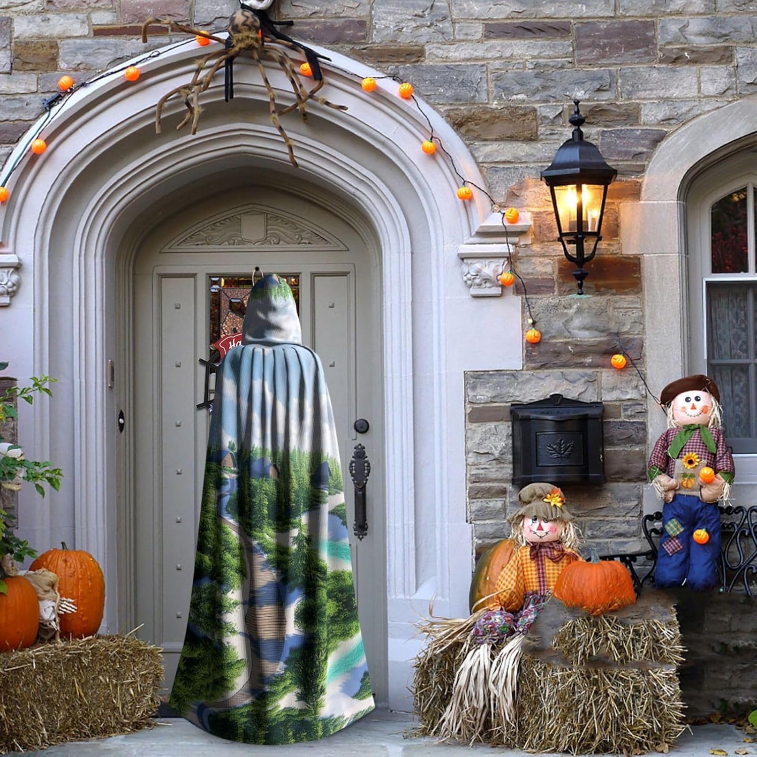 Summer vacation destination Unique Darkness Poncho Shawl - Customizable Wearable Blanket for Women, Perfect Halloween Costume Accessory, Knight, Akatsuki, and More