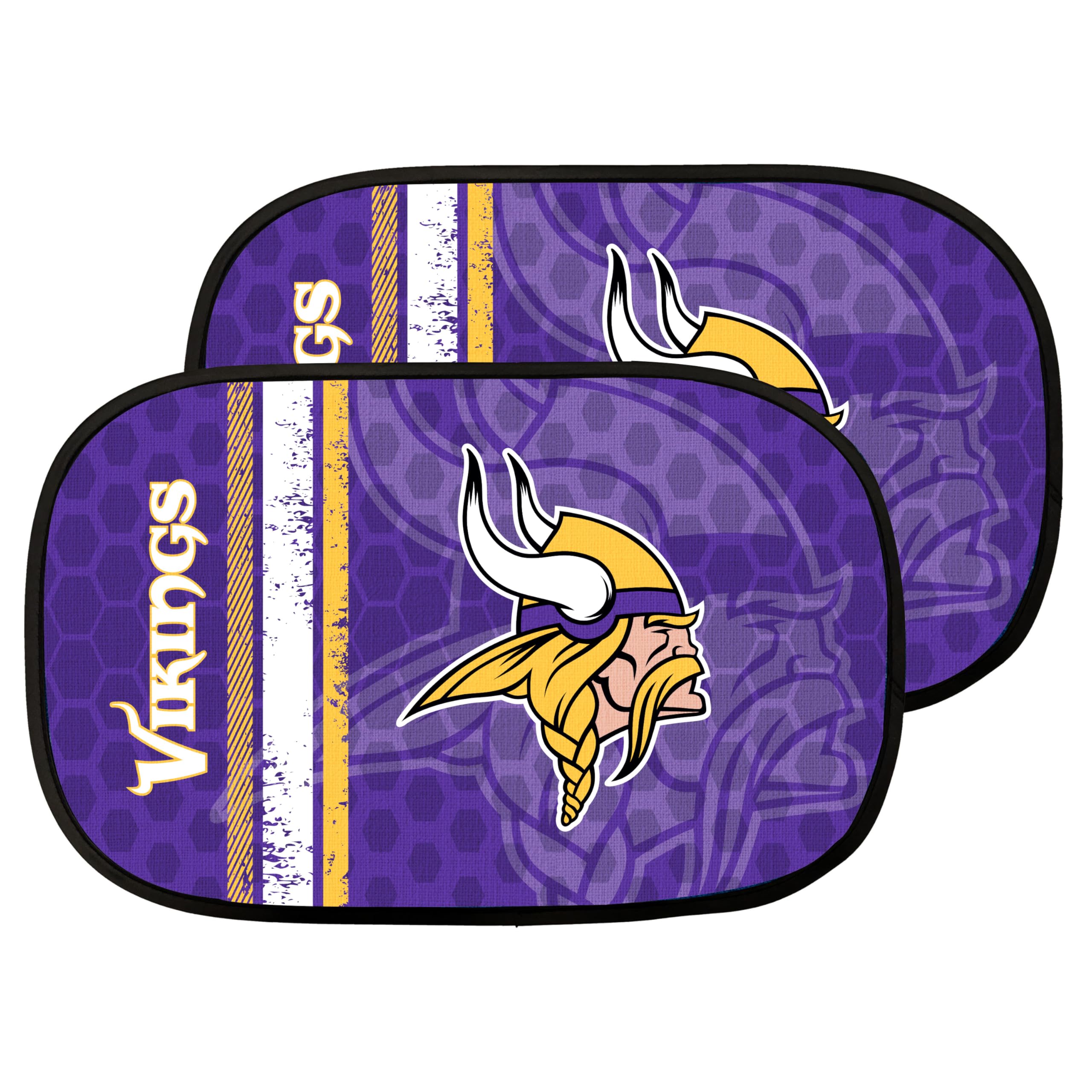 NFL Minnesota Vikings Side Window Auto Shade 2 Pack