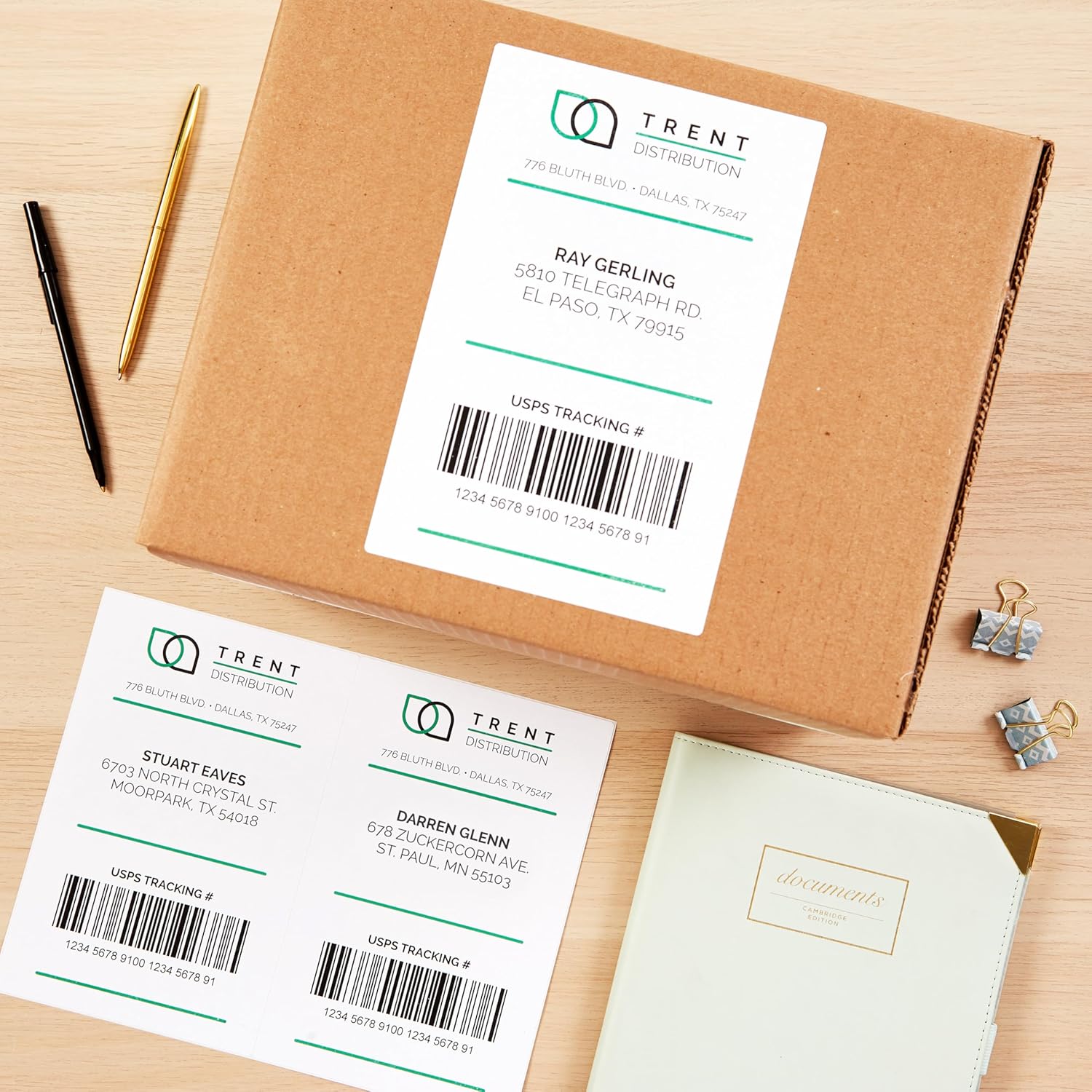 Avery Half-Sheet Printable Shipping Labels, 5.5