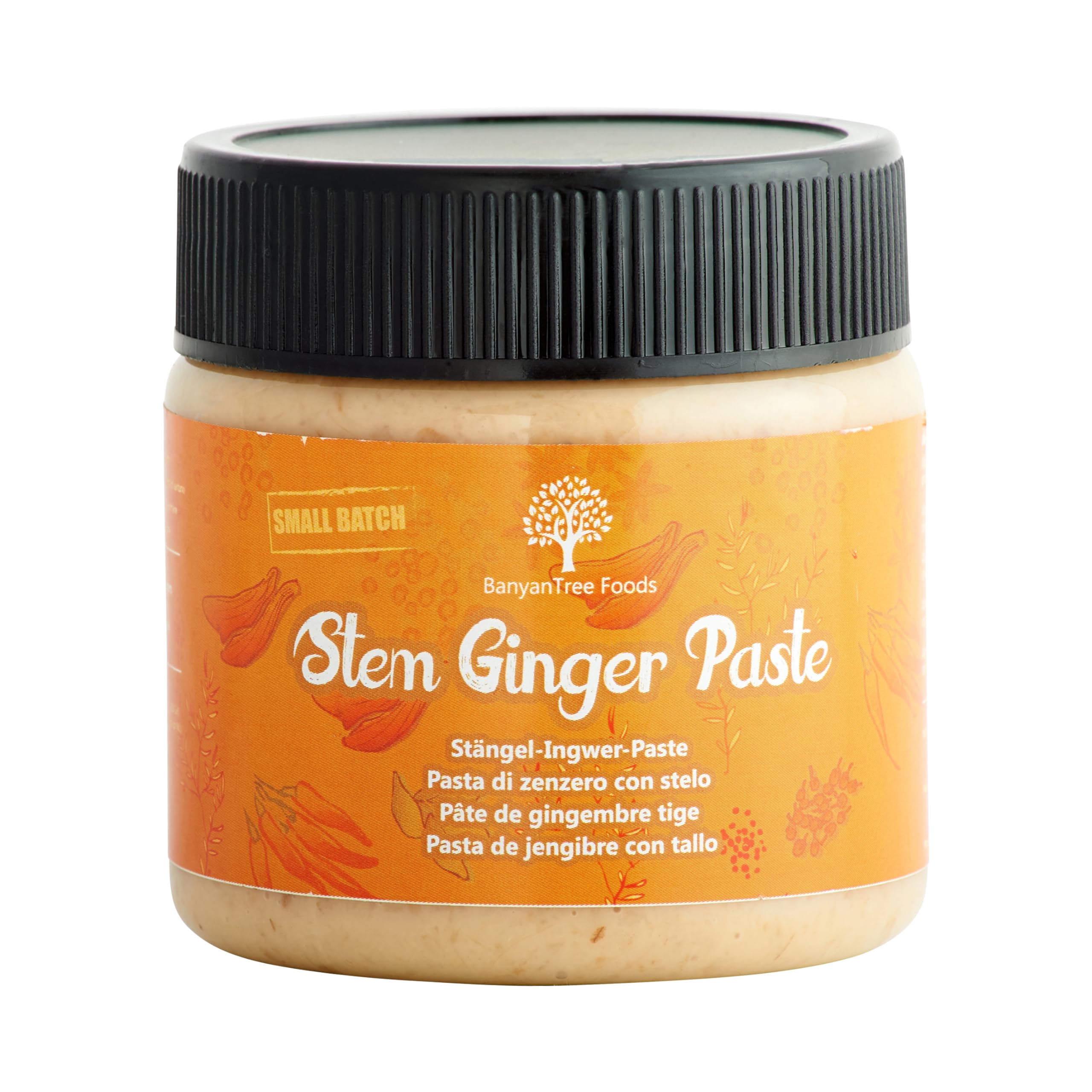 BanyanTree Foods Stem Ginger Paste| Concentrate 200g |All Natural | Vegan | Gluten Free | No Colors | NON-GMO | Indian Origin