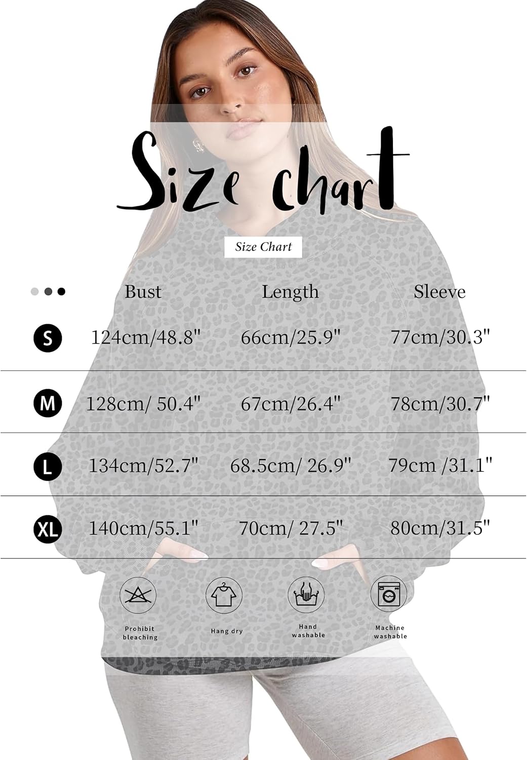 Womens Camo Hoodie Maple Leaf Print Oversized Fleece Hooded Sweatshirt Trendy Graphic Hoodie Pullover with Pocket - Image 4