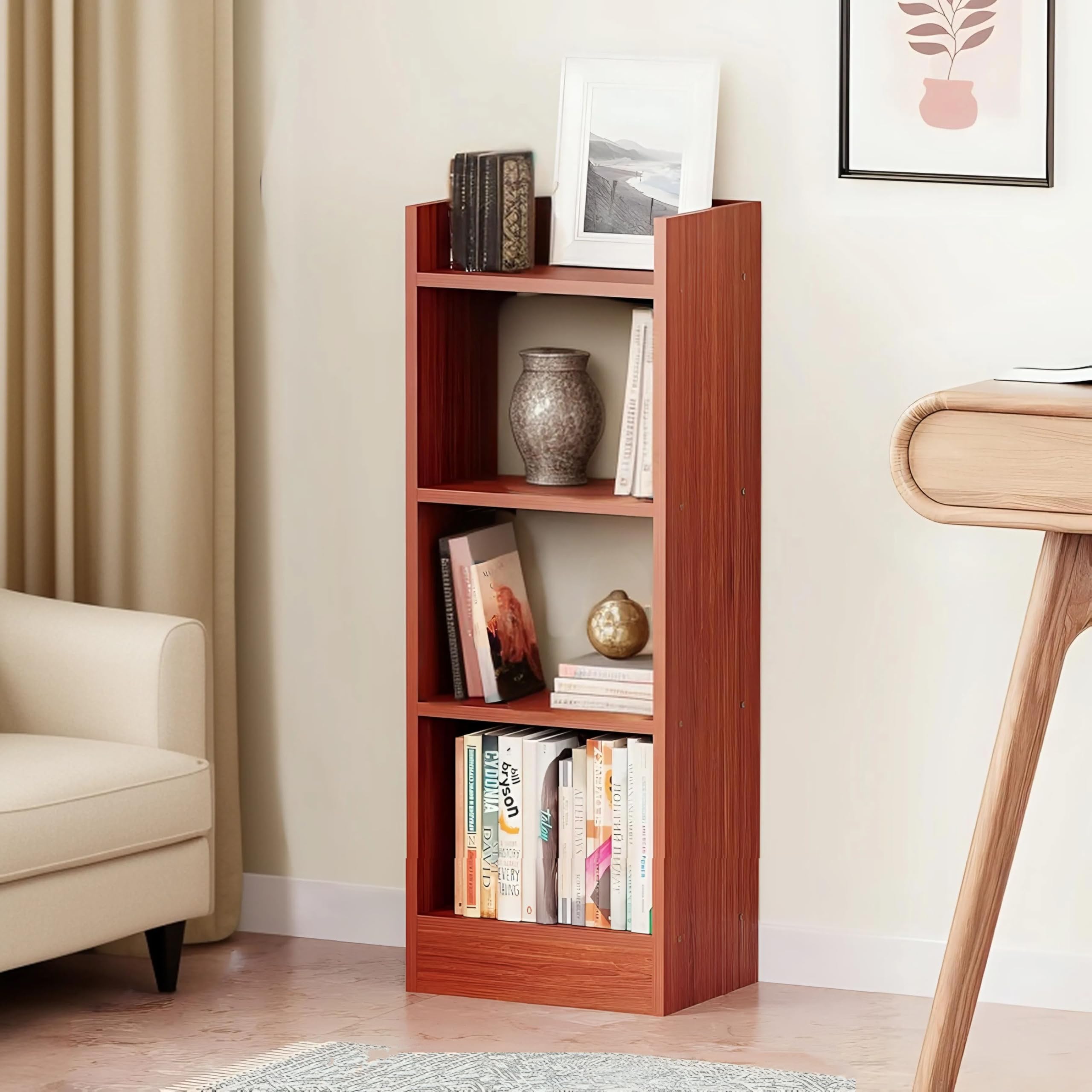 Dime Store Engineered Wood Multipurpose Open Bookshelf Storage Rack Home Decor - Book Shelf for Library - Multipurpose Shelves for Home, Office, School, Study Room Open Display & Utility-image-42