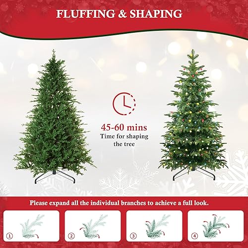 Miniatura 7 de Árbol de Navidad artificial para oficina en casa, verde, 5 pies