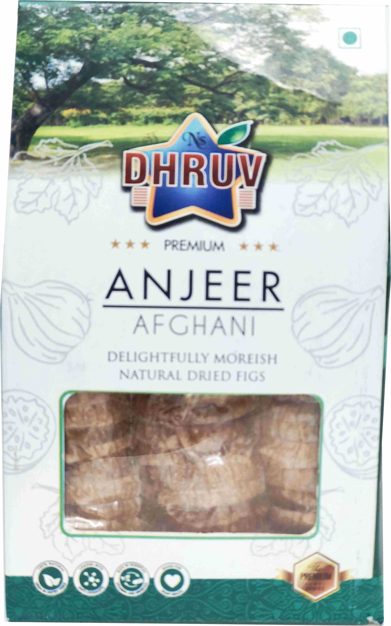 DHRUV Premium Afghani Anjeer | Dried Figs, 250Gm (B09H71TVP3) Amazon Price History, Amazon Price Tracker