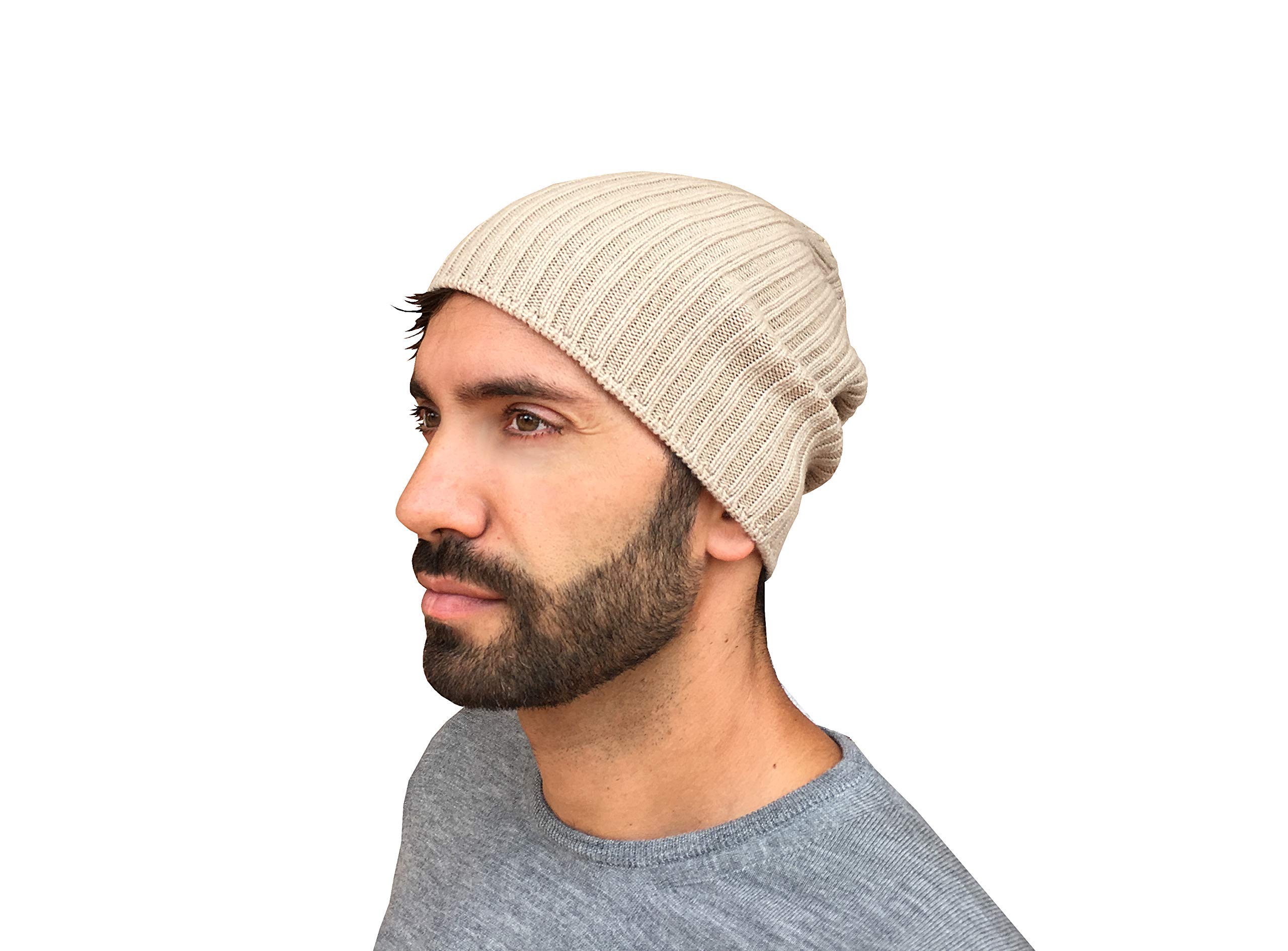 Berretto Cappello Uomo Invernale Cachemire 100%