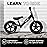 Bixe Balance Bike - 30.5 cm (12) Training Bikes for Kids and Toddlers - 1.8kg (4lbs) Kids\' Balance Bike - Children Ages 3, 4, 5 - No Pedal Push Bicycle for Boys or Girls - Black