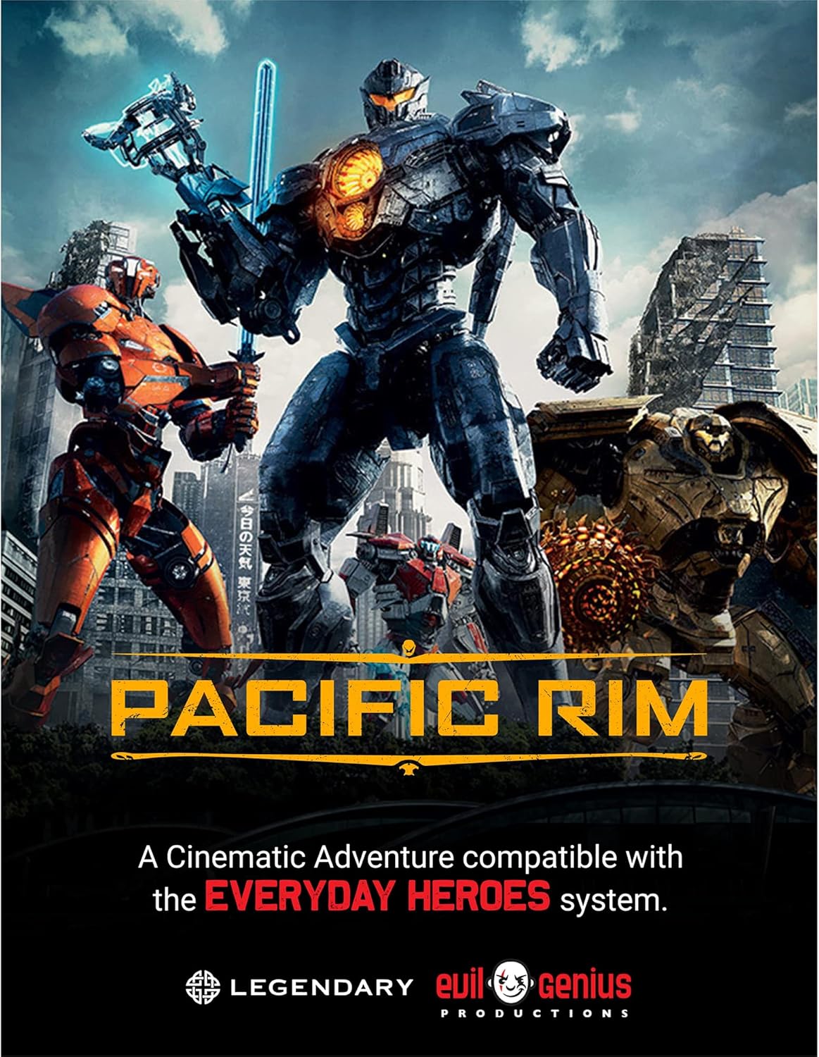 Evil Genius Games Everyday Heroes Pacific Rim Cinematic Adventures Roleplaying Game Blue