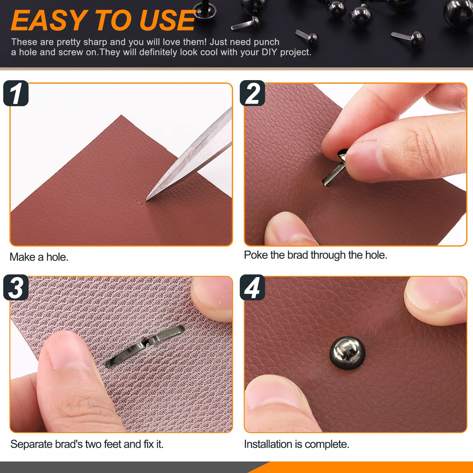 Black Paper Fastener