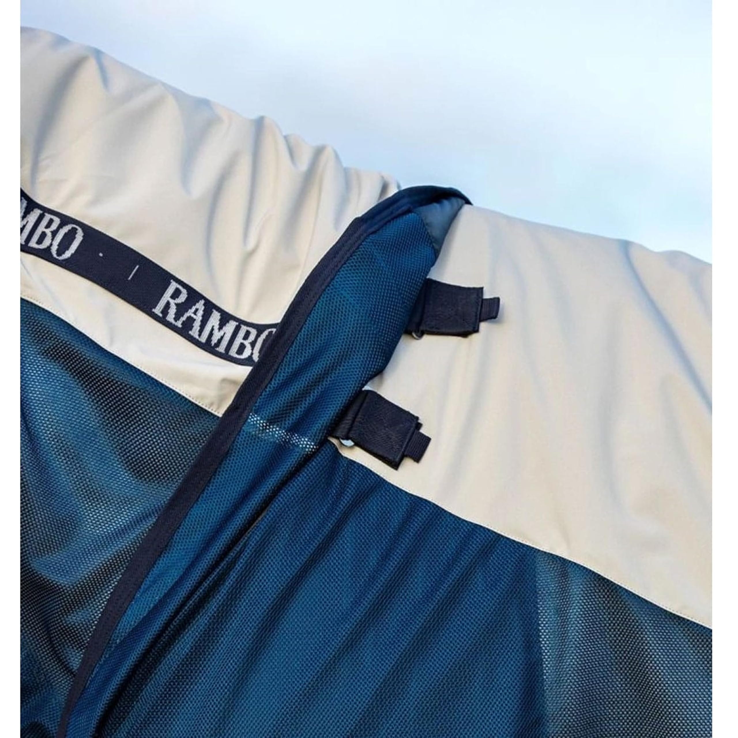 Horseware Rambo Summer Series Regendecke Übergangsdecke Navy/Grey Turnout 0g