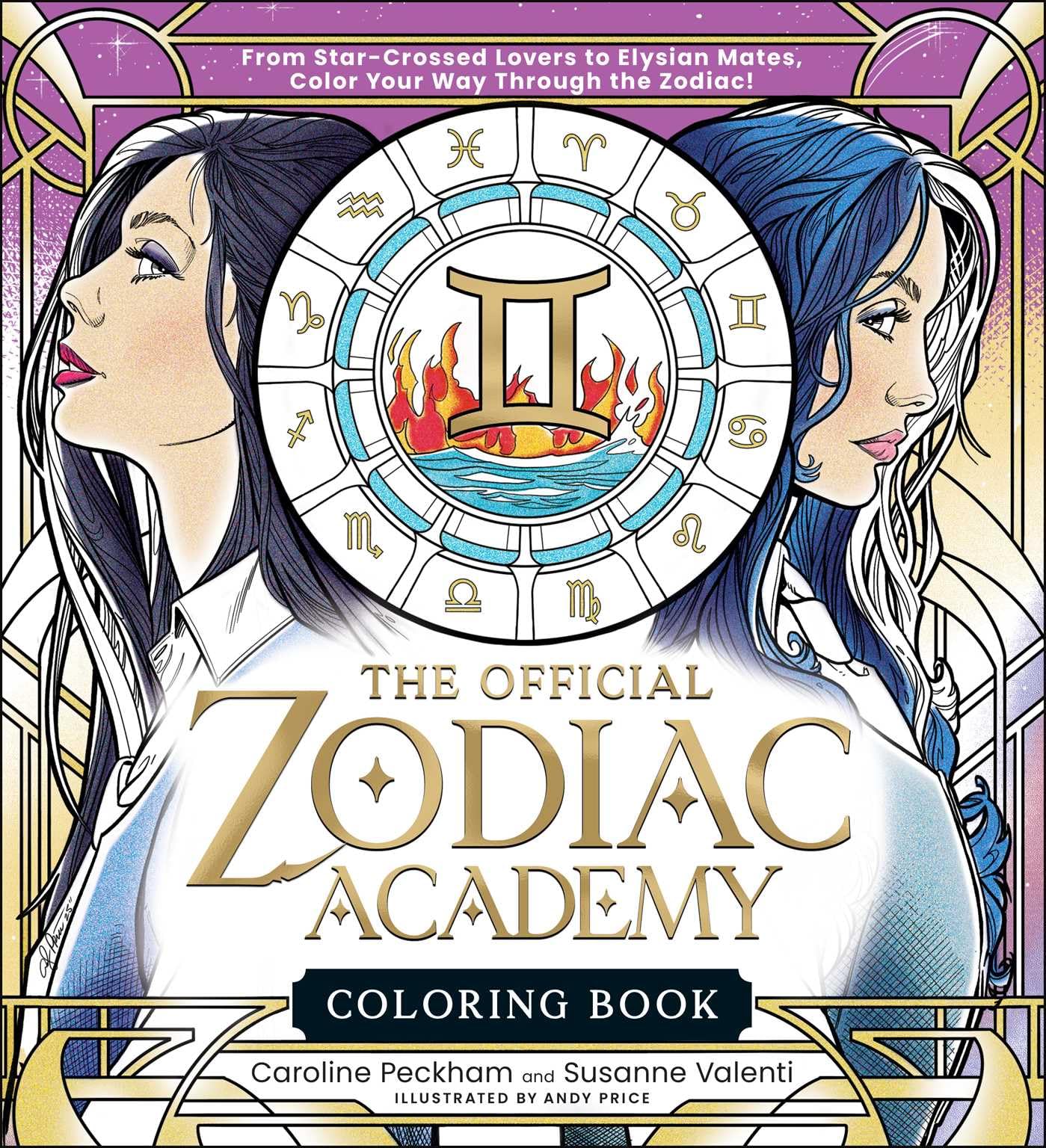 The Official Zodiac Academy Coloring Book: From Star-Crossed Lovers to Elysian Mates, Color Your Way Through the Zodiac! (Zodiac Academy Activity Books)