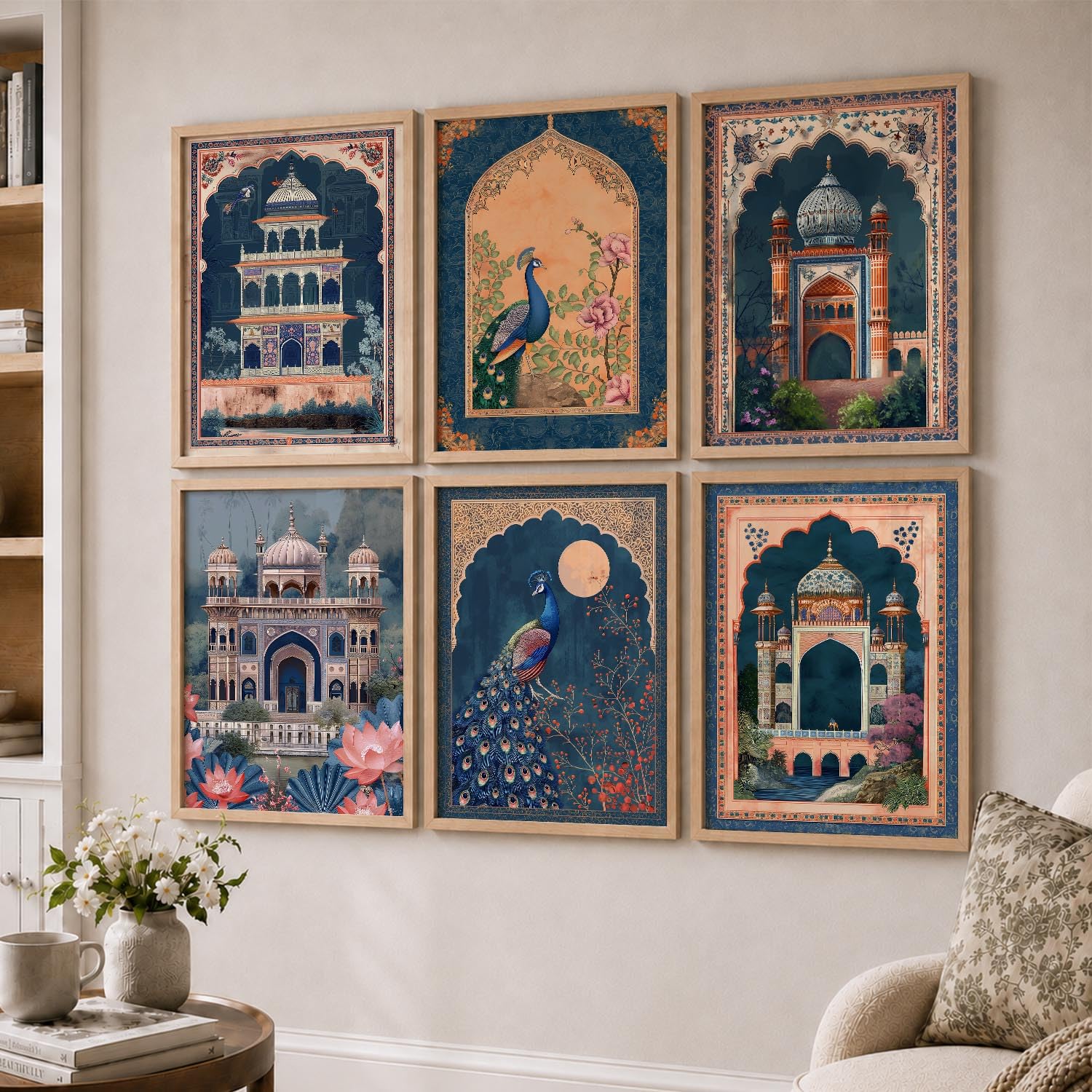 Madhubani Wall Art Set - Indian Pichwai Paintings -25