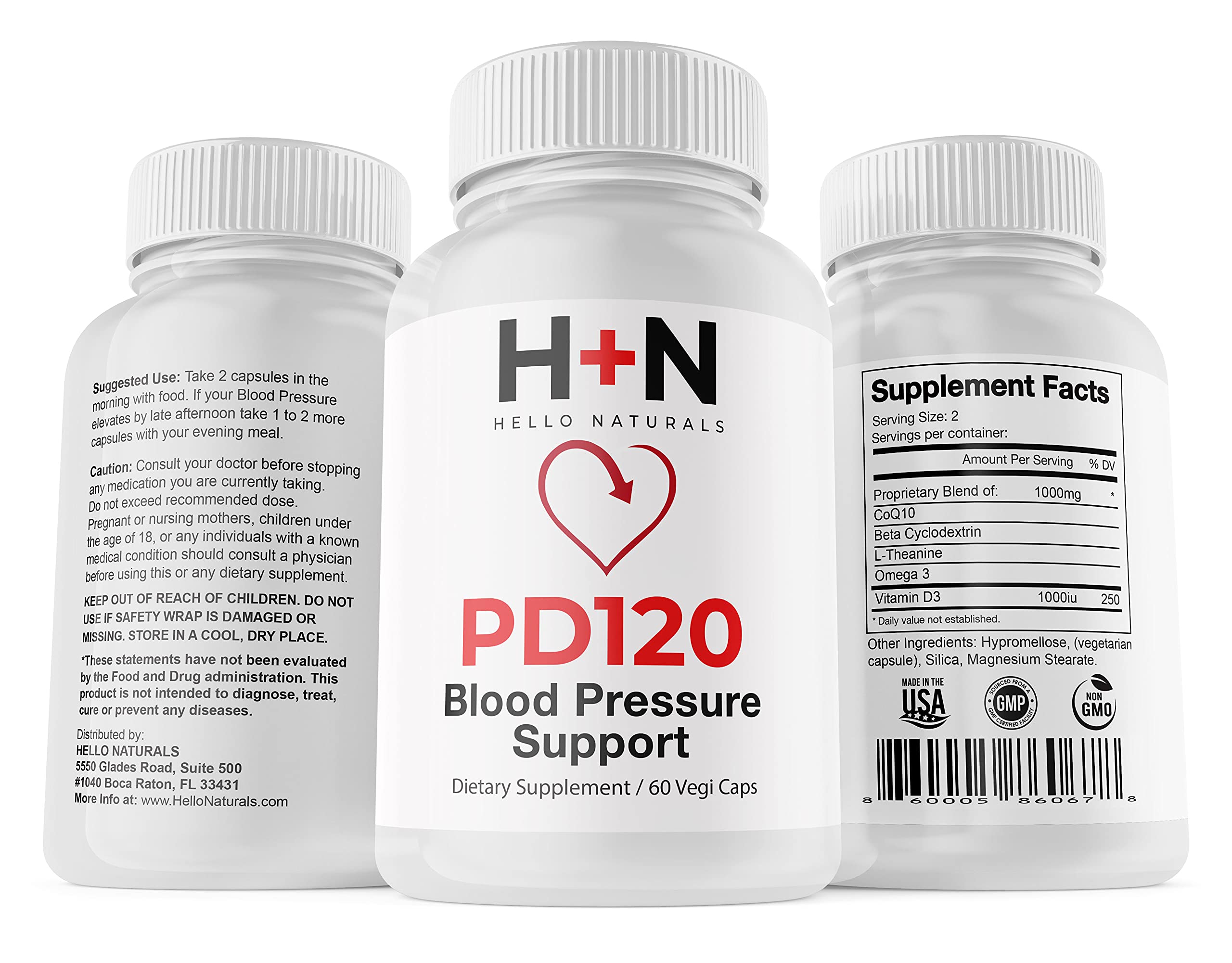 Buy High Blood Pressure Support Supplements with CoQ10 Lower Your BP