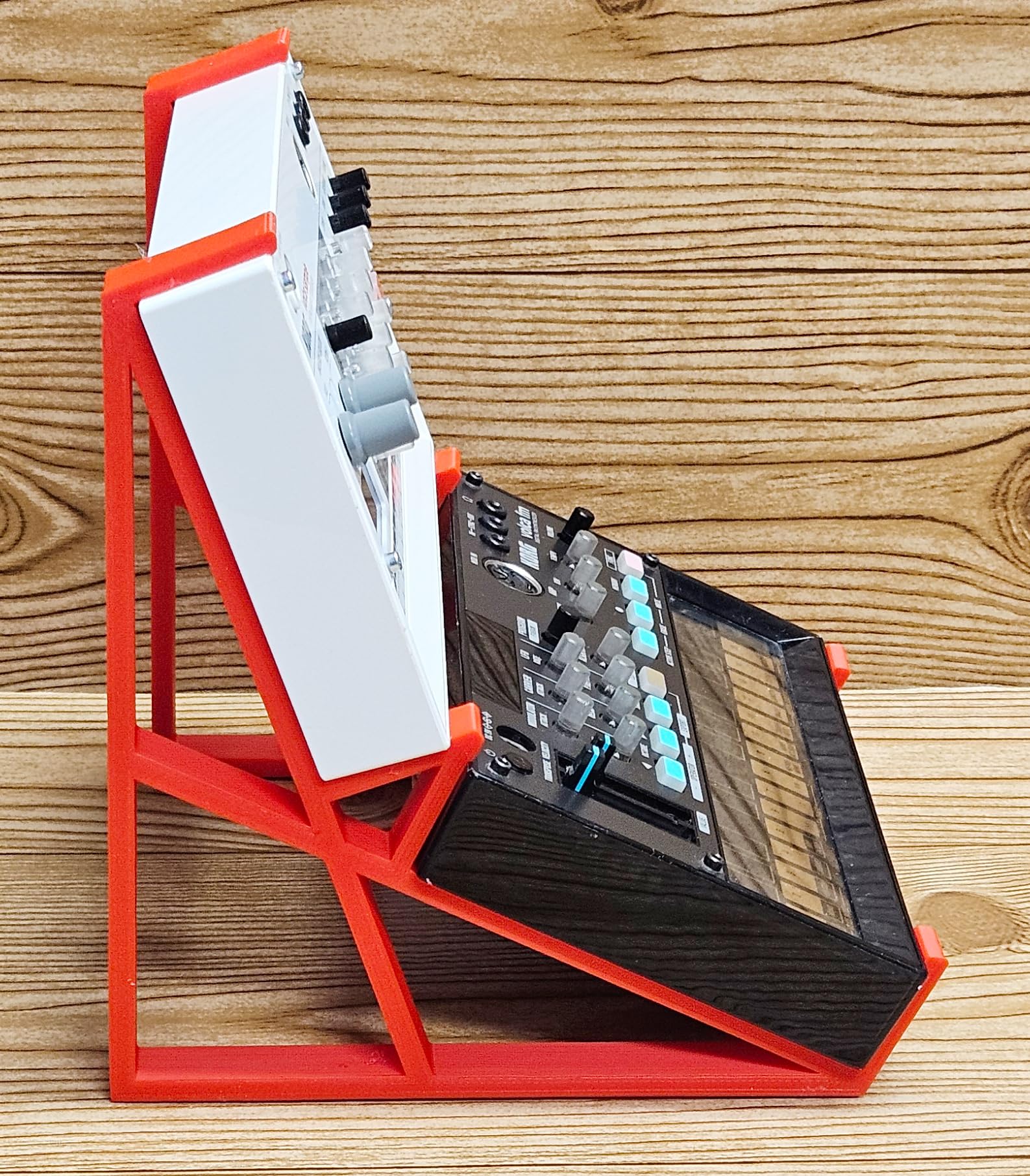 Amazon.com: The Analog Source 2 Tier Red Color Desktop Stand for