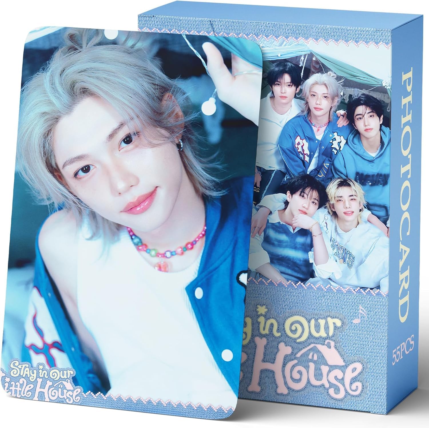 55 Pcs SKZ Photocards, SKZ Album Collection, Official 6TH FANMEETING Photocards Set, K-Pop Merchandise for Fans and Collectors-picture-21