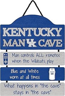 foco NCAA Team Logo Mancave Man Cave Hanging Wall Sign