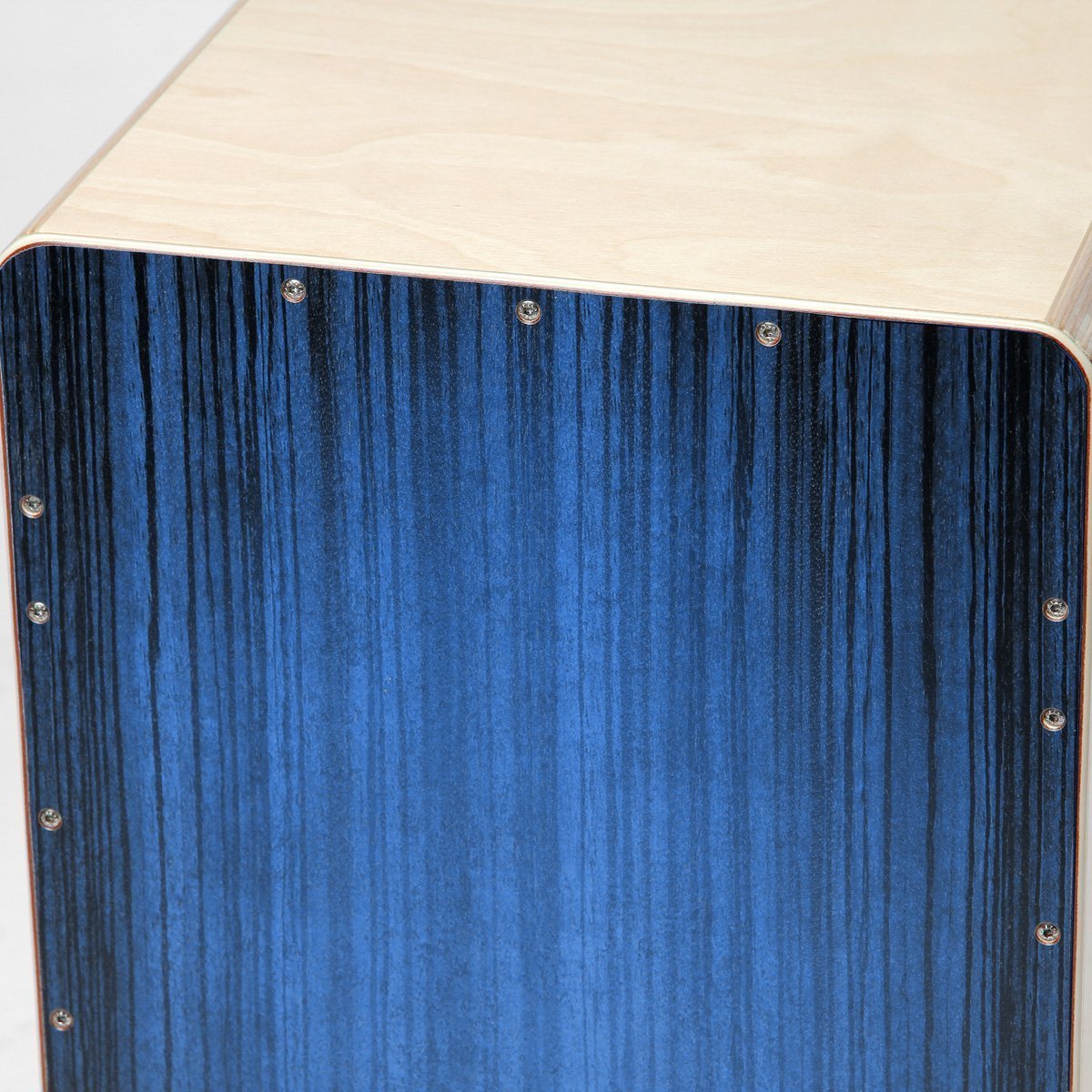 Sela SE 148 NL Varios Blue Cajon Set avec sac à dos, cajon pad et livre de cajon en néerlandais + CD + DVD