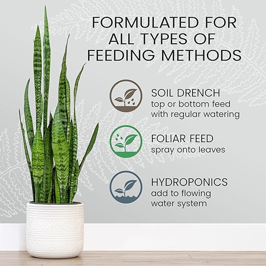 Fertilizante líquido Purived 16 oz para plantas de interior miniatura 5