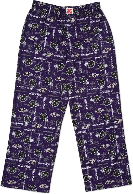 NFL Baltimore Ravens Youth Pajama Pants, 4/5 Sports