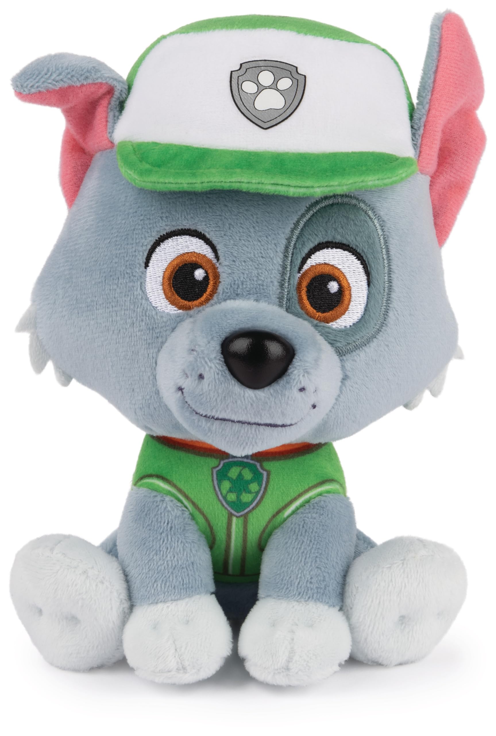 GUND PAW Patrol Rocky Plüschtier, 15 cm - hochwertiges Kuscheltier für Fans der beliebten TV-Serie, ab 1 Jahr empfohlen