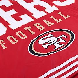 FOCO San Francisco 49ers NFL Team Property Of Sherpa Fleece Blanket