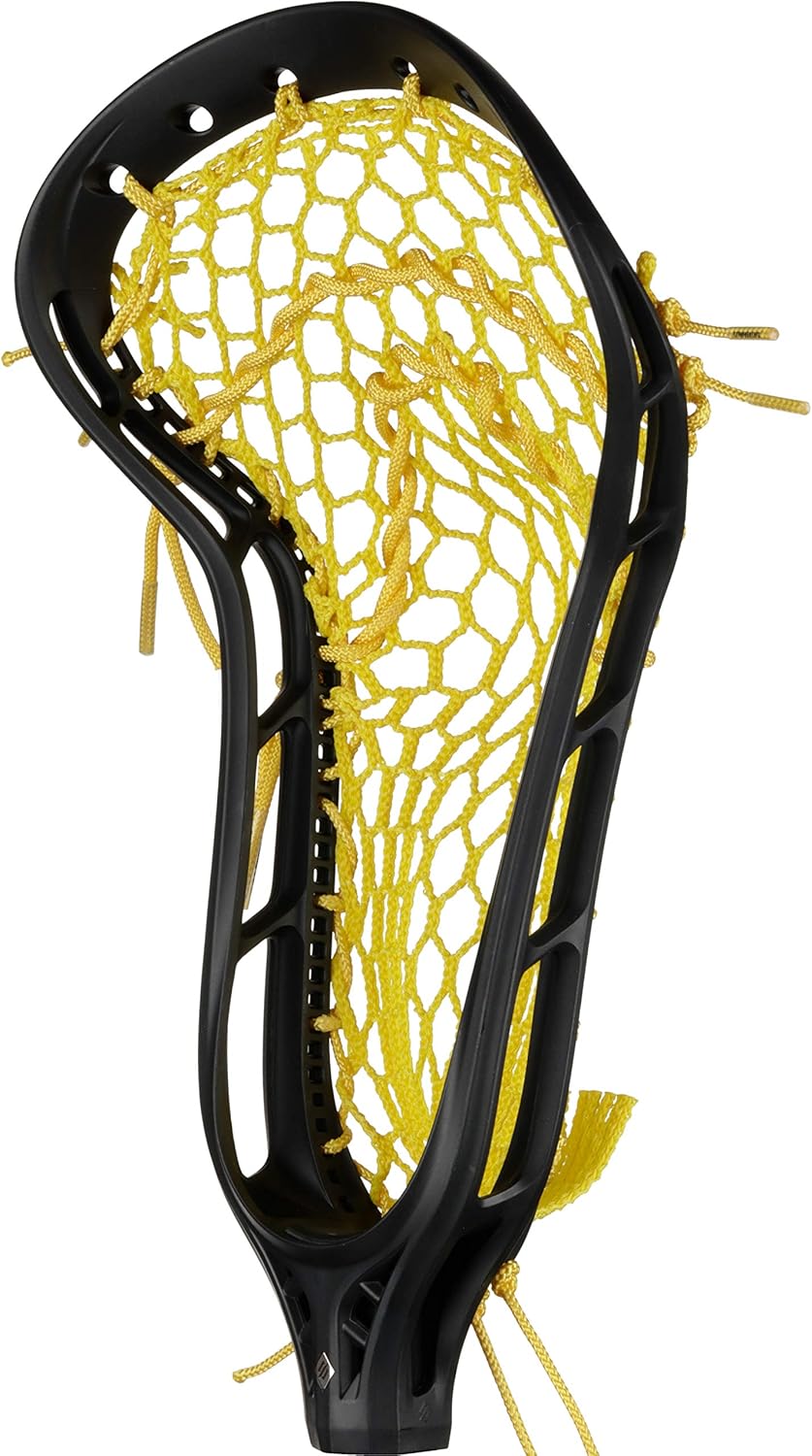 StringKing Women’s Mark 2 Midfield Lacrosse Head Strung with Women's Type 4 Lacrosse Mesh (Black/Black) : Sports & Outdoors