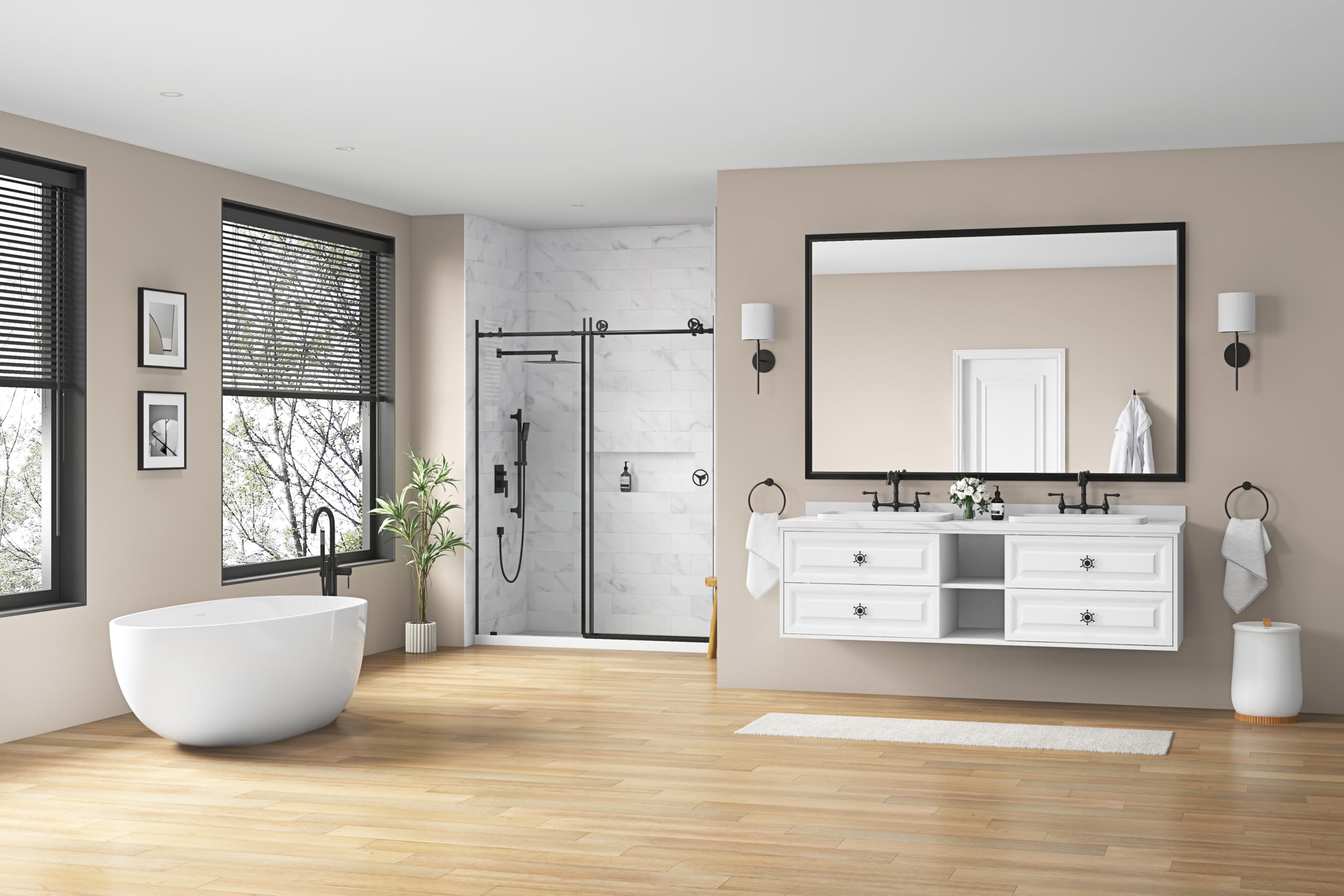 鏡 journalstandardFurniture OLD ELMMIRROR Streamline Metal Rounded Edge Wall Mirror | West Elm