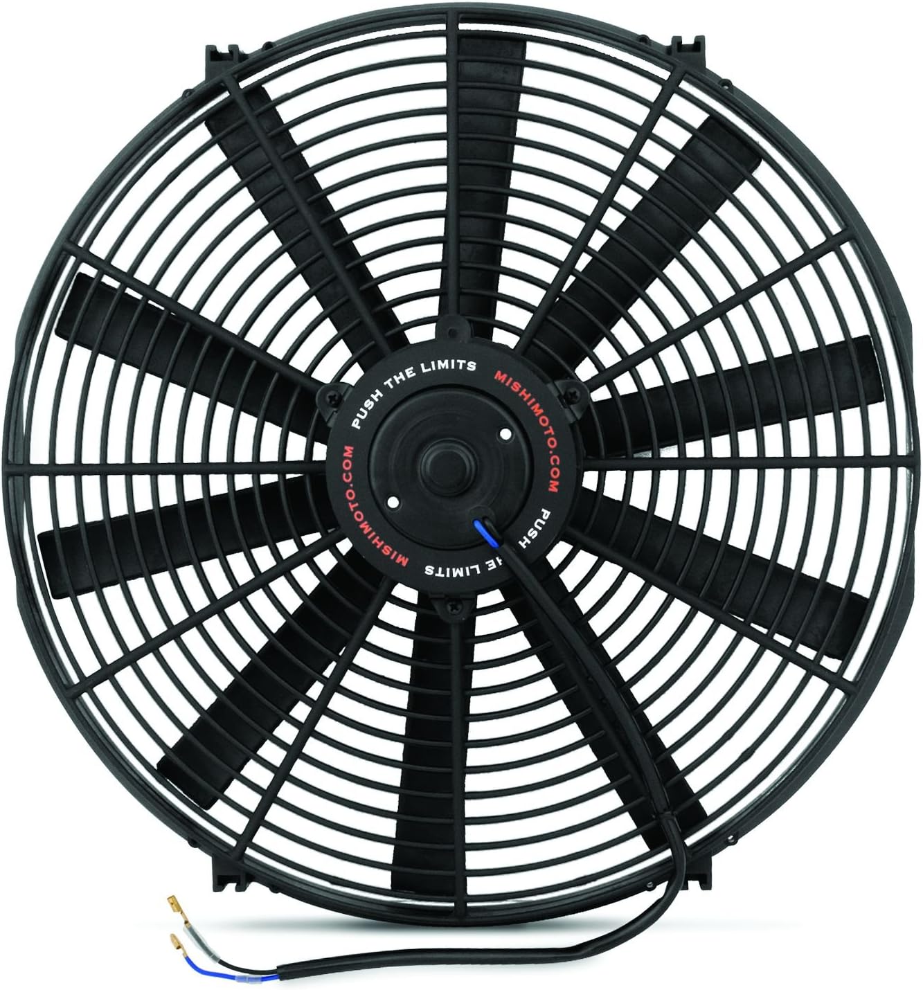 MMFAN-16 Slim Electric Radiator Fan, 16" Universal Fit, Black