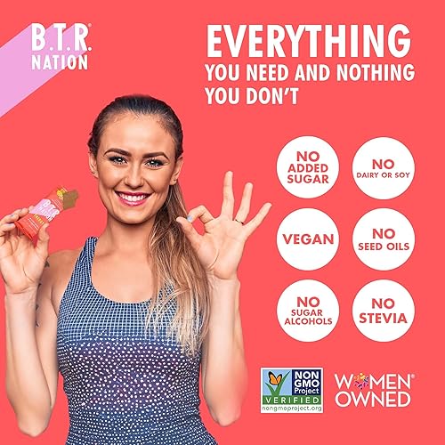 Miniatura 7 de B.T.R. Bar Superfood - Barras de proteína cetogénica, proteína vegana a base de plantas, alimentos bajos en carbohidratos, bajos en calorías, sin