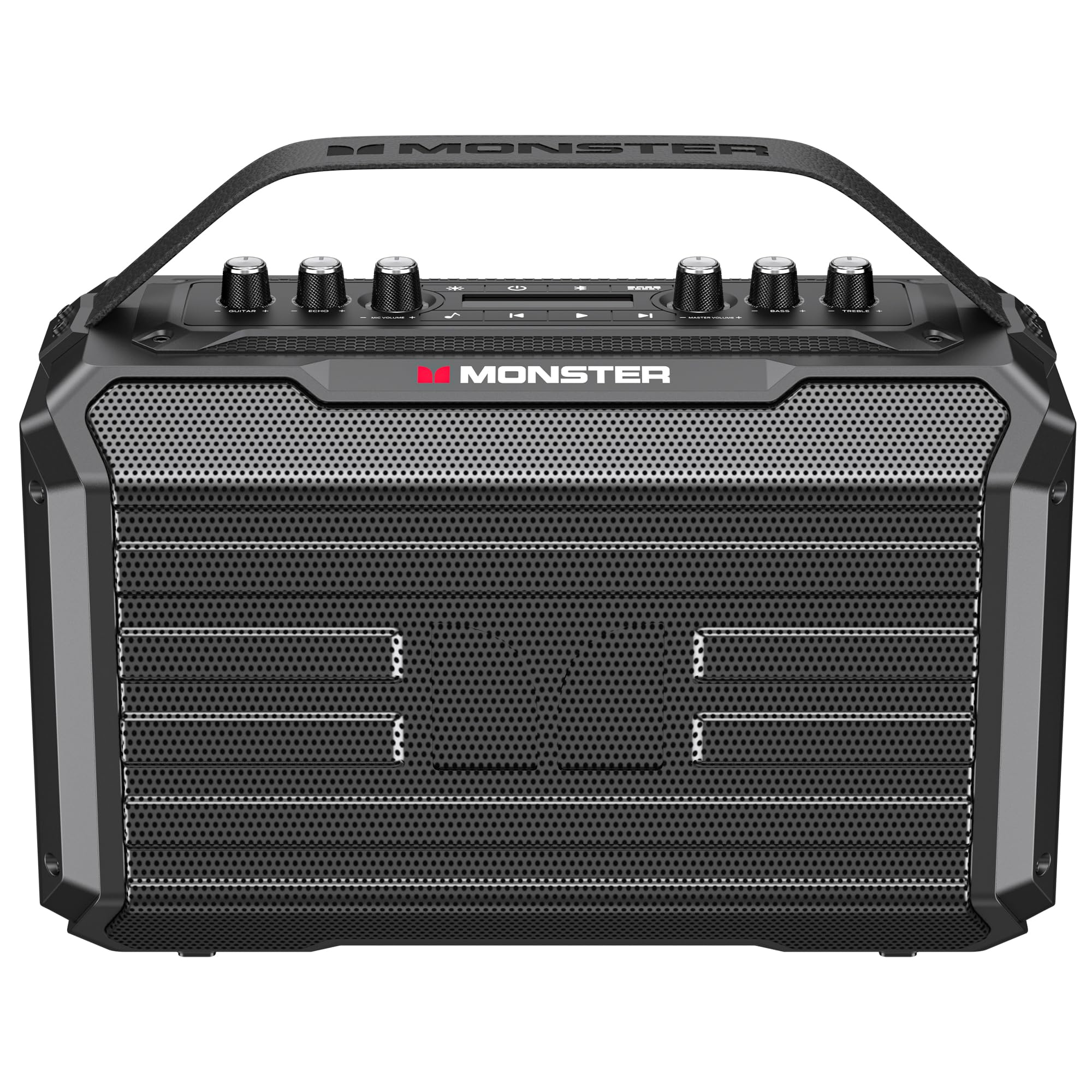 Monster MS-ADV1 Altavoz Portátil Bluetooth Adventurer 1000, 80 W, Negro, Bluetooth 5.3, Karaoke, USB, Tarjeta TF, 300x161x127 mm