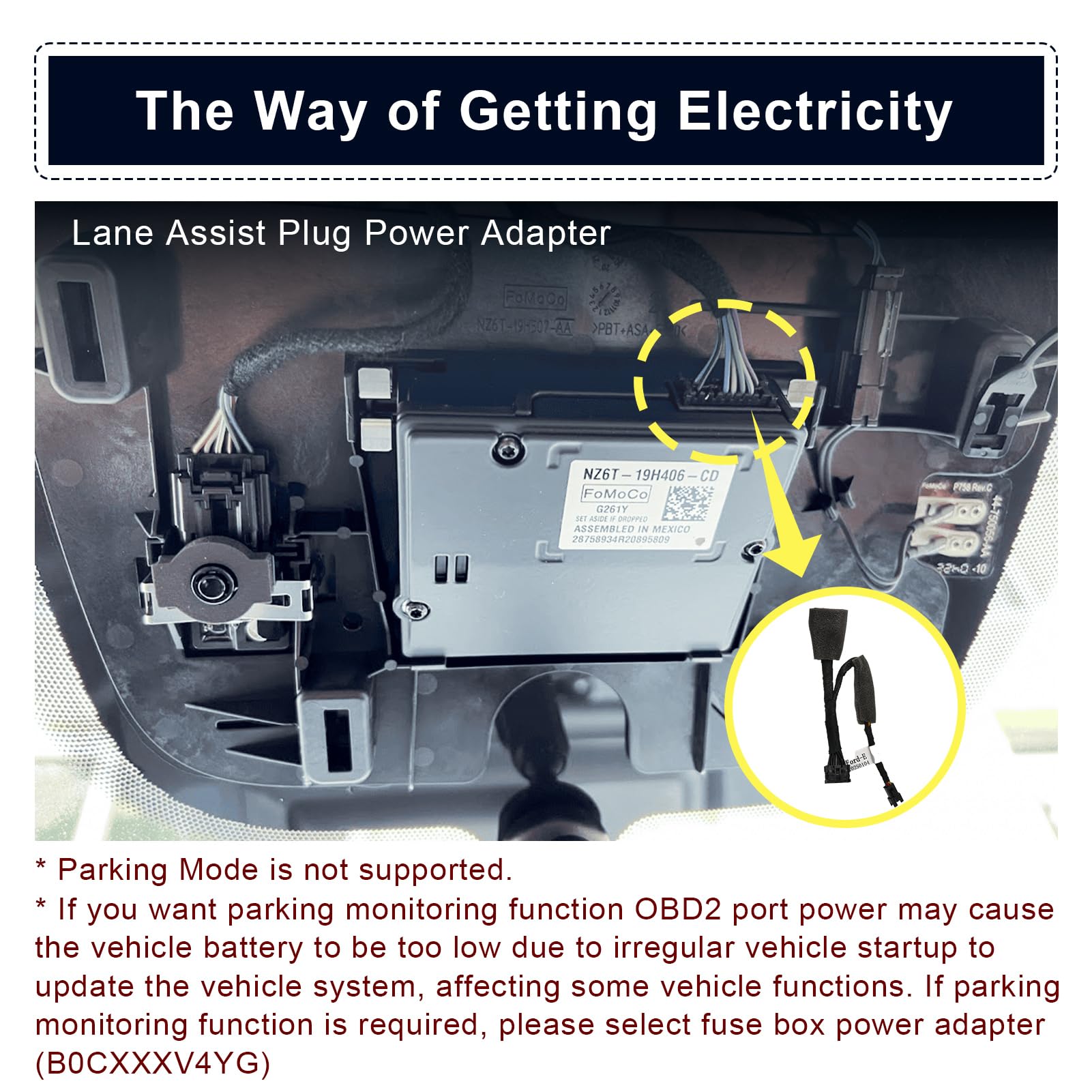 Mangoal 4K Dash Cam fit for Ford 1st Gen Maverick 2022-2024(Model A), XL XLT Lariat, Integrated OEM Look, UHD 2160P Video, Built-in WiFi, G-Sensor, Loop Recording, Free App and 128GB Card