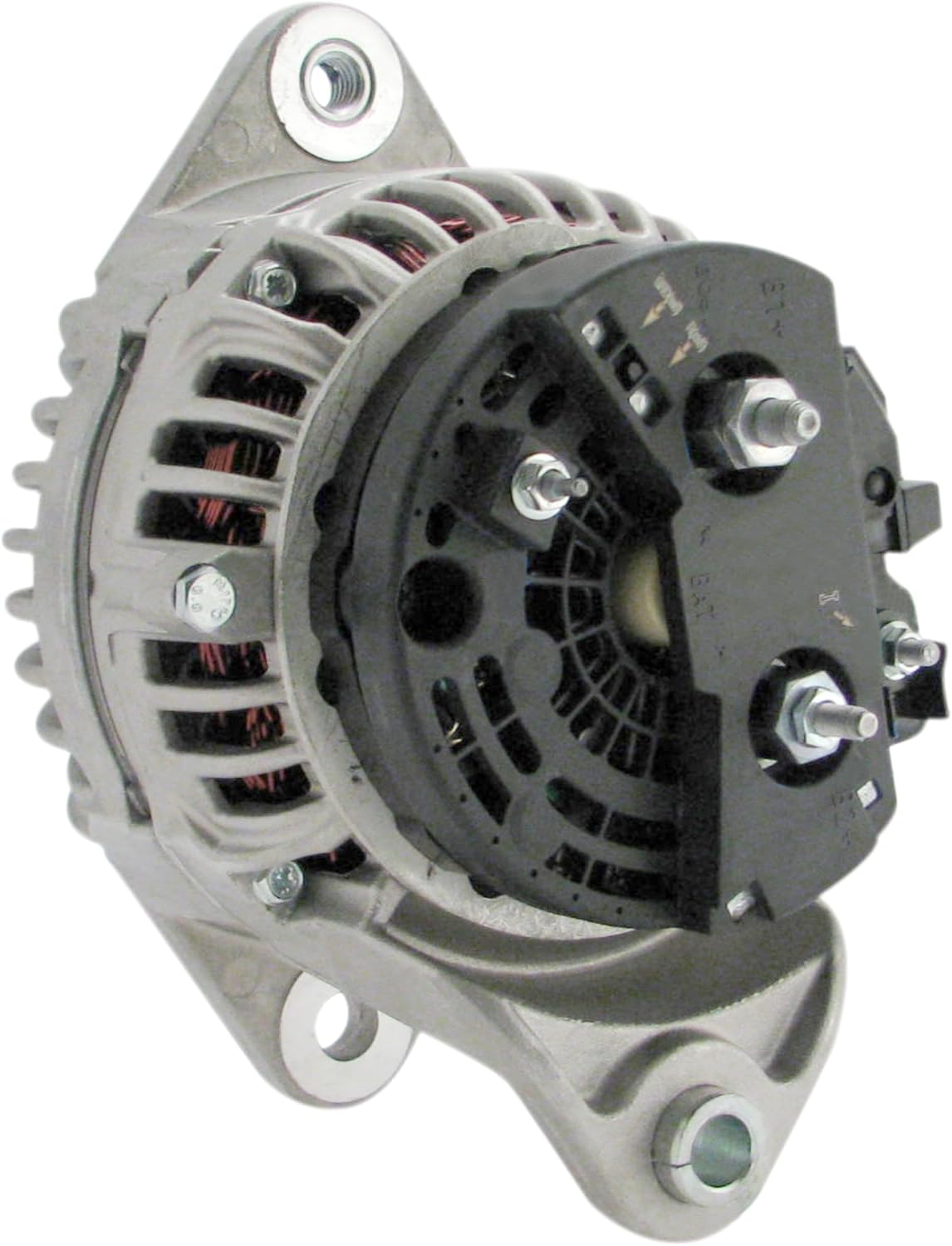 New 200 Amp 12 Volt Alternator for Agco Ag & Ind Case New Holland and School Buses 8600313 AL9963SB 0-124-625-044 0-124-625-059 87715398 5264321 0-124-625-123 N87715398 A-6499 90-15-6570N 160-55111