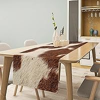 Vista 51 de Camino de mesa de mediados de siglo, moderno patrón atómico absctract geométrico retro de los años 1950 y 1960 S para decoración de mesa del hogar