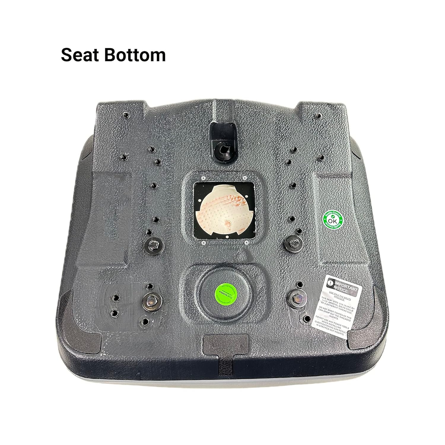 E-133-0577 Grey Bucket Seat for ToroGreensmaster 3120, Multi-Pro 1200, Multi-Pro 1250, Multi-Pro 1750, Multi-Pro 5700, Multi-Pro 5800, Twister 1600, Workman 1100,+++