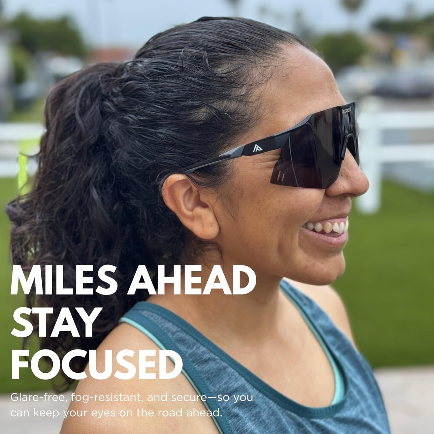 AEROX Running Sunglasses and Sports Glasses for Men and Women - Shades for Cycling and Baseball