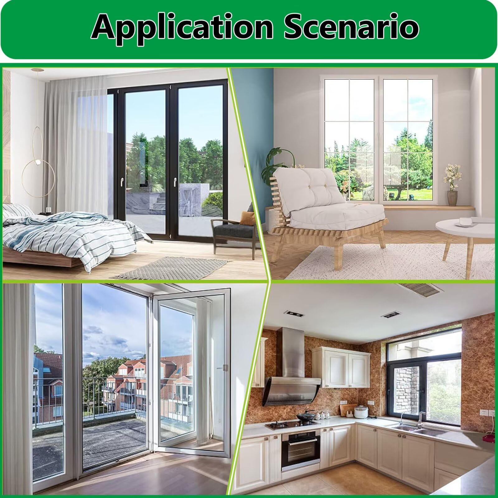 W175 x H190cm Fenster Fliegengitter Katzensicher | Katzengitter Ohne Bohren Kratzfest Stabil Für Alle Innen Fenster Dachfenster Balkontür Wohnung Weiß
