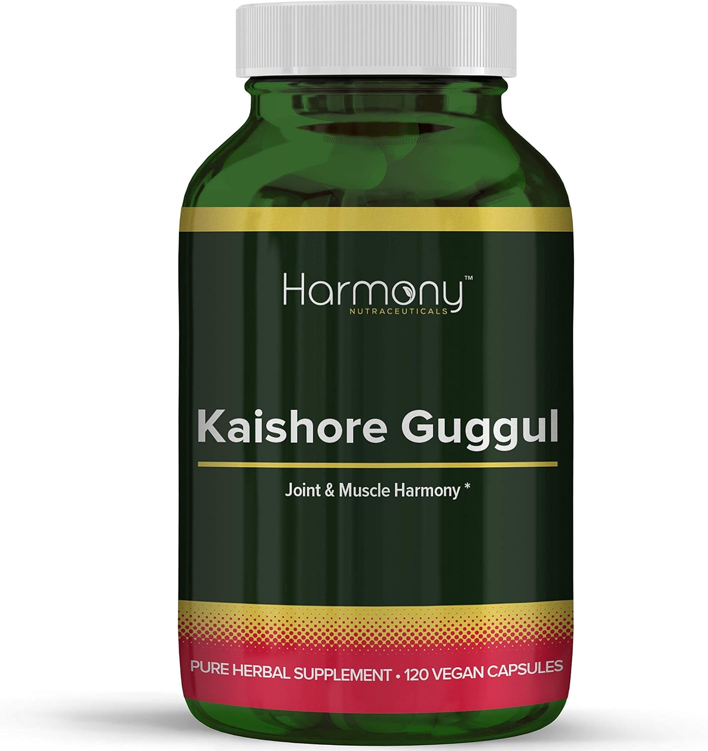 Kaishore Guggul, Harmony Nutraceuticals, Traditional Ayurveda 120 Vegetarian Capsules