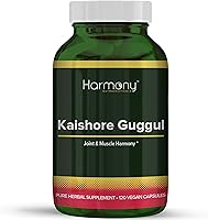 Vista 1 de Kaishore Guggul, Harmony Nutraceuticals, Ayurveda Tradicional 120 Cápsulas Vegetarianas