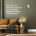 Sinopé Smart Wi-Fi Thermostat for Electric Baseboard Heating TH1123WF (Works with Amazon Alexa) 3000 W / 240 V