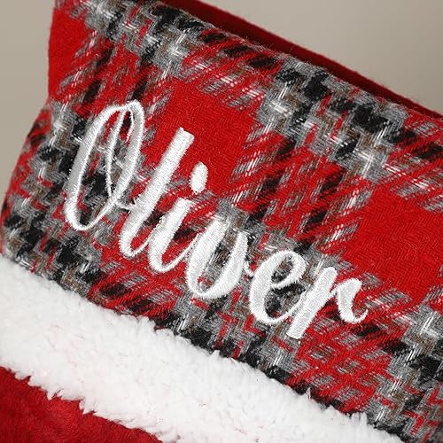 Miniatura 5 de Calcetines de Navidad personalizados, decoración de Navidad 2023, medias de Navidad personalizadas con nombre bordado para la familia, medias