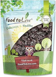 Food to Live - Dried Sour Cherries, 12 Ounces – Tart, Soft & Juicy Nature's Candy. Whole Fruit Snack. Lightly Sweetened and Coated with Vegetable Oil. Pitted, Unsulphured, Vegan, Bulk