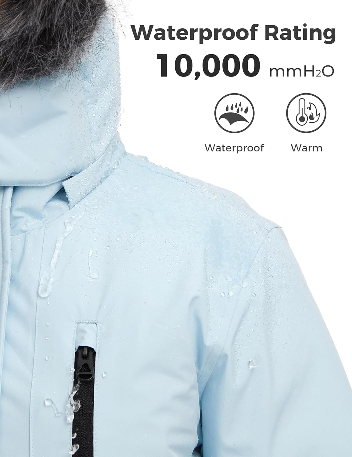 ZSHOW Women's Winter Coat Warm Quilted Puffer Jacket Thicken Parka with Removable Hood (Regular and Plus Size) - Image 5