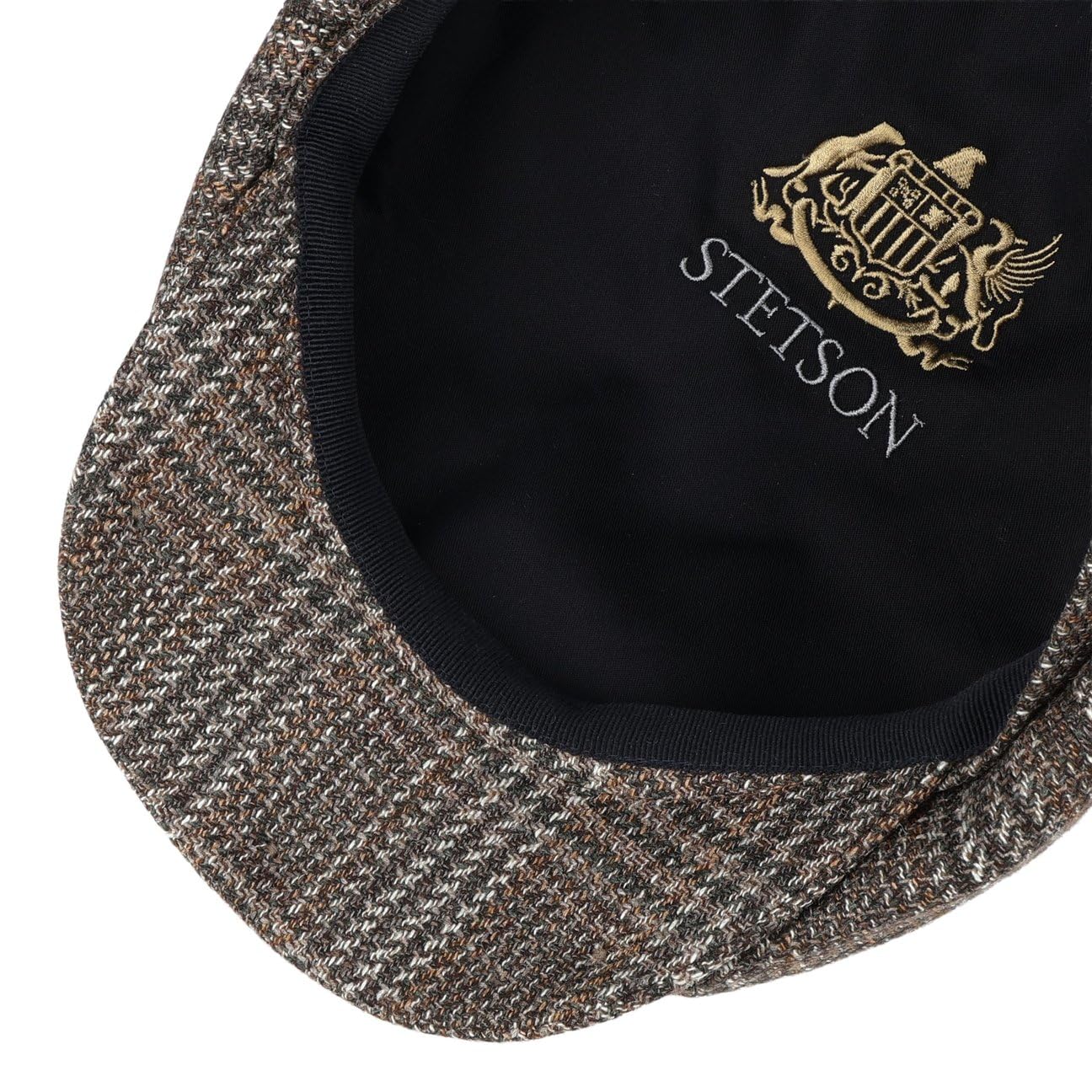 Stetson Hatteras Gorra Plana Cuadros Overcheck Hombre Otono Invierno