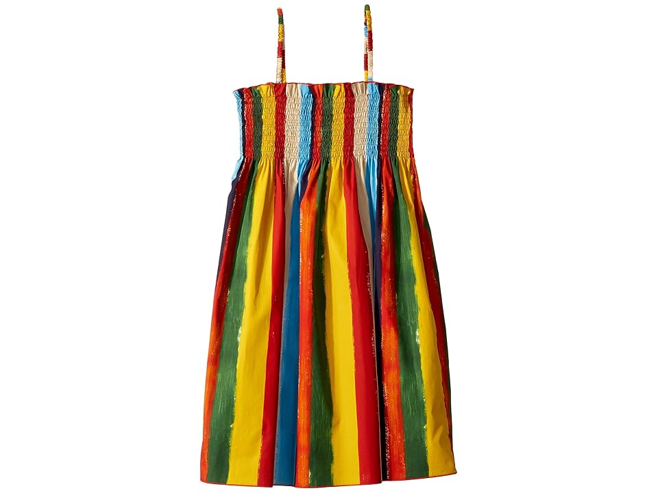 

Dolce & Gabbana Kids Painterly Striped Poplin Dress (Big Kids) (Multi Stripe) Girl's Dress