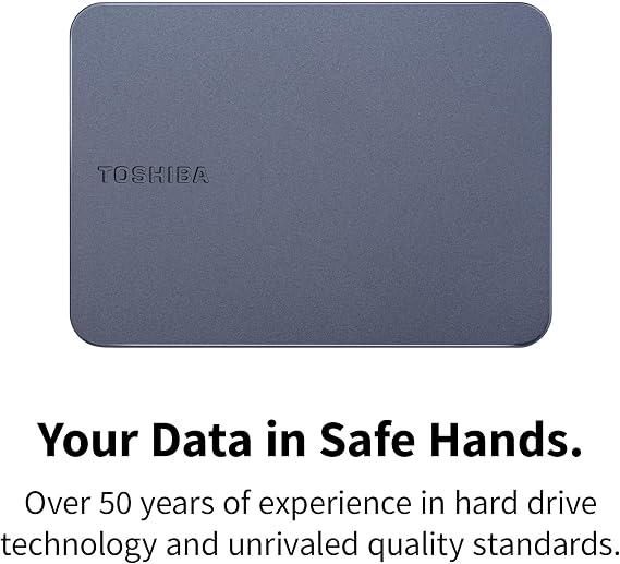 محرك الأقراص الصلبة الخارجي المحمول Toshiba Canvio Gaming 2.5 2TB USB 3.2 Gen-1 Gray (HDTX220EK3AA)