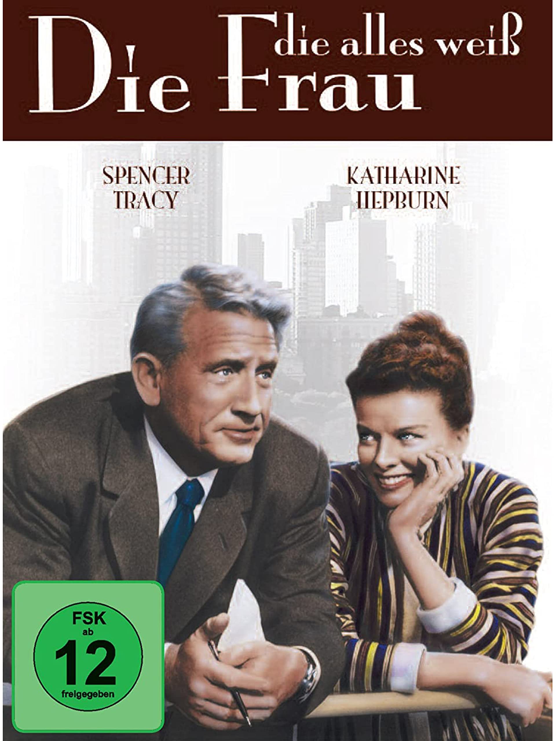 Eine Frau die alles weiß (Desk Set) Meisterhaft inszenierte romantische Komödie über die Digitalisierung mit Starbesetzung wie Spencer Tracy und Katharine Hepburn