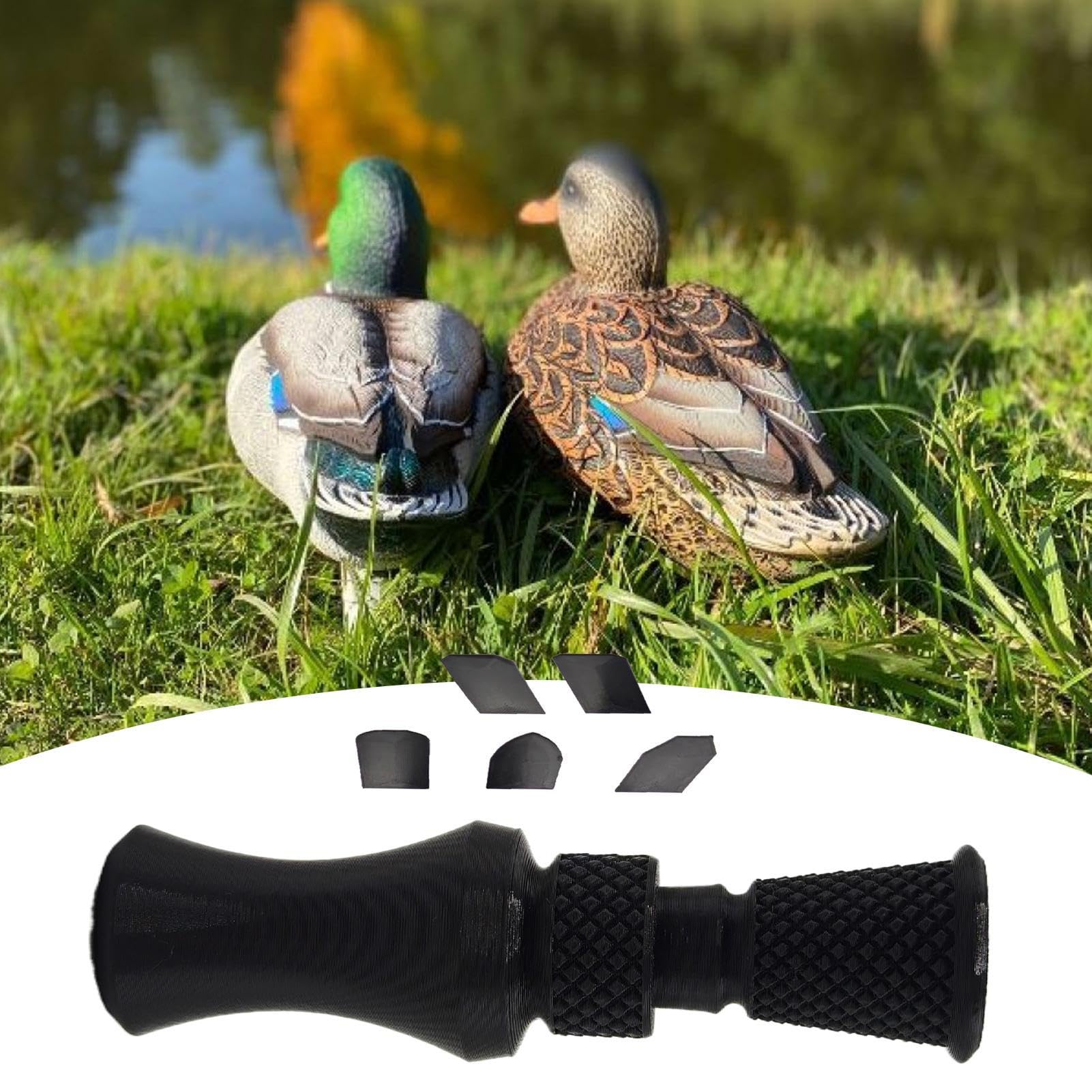 Duck Calls for Hunting | Llamadas de juego impresas en 3D, silbato con 5 chips de sonido reemplazables para capturar juegos al aire libre para niños y adultos