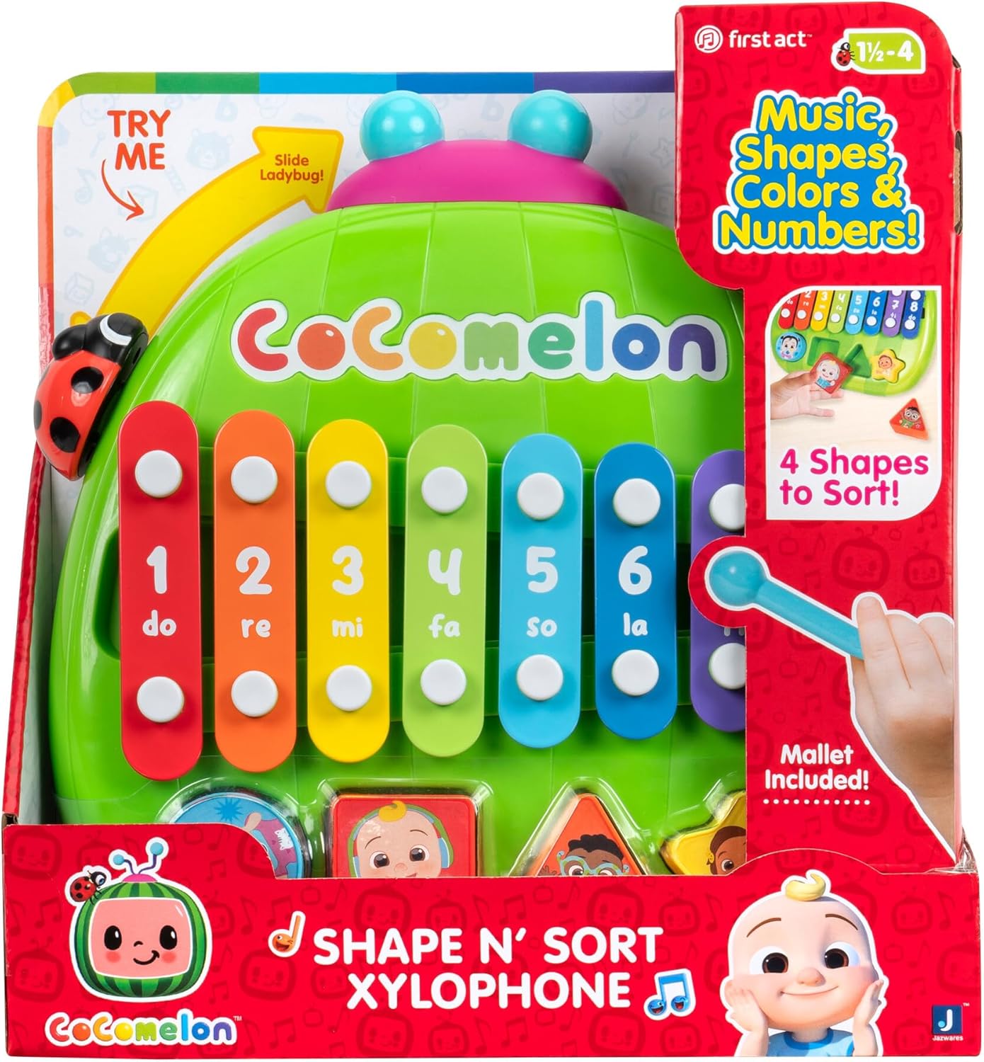 CoComelon - Brandclub - CoComelon Shape 'N Sort Xylophone