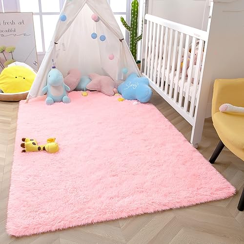 Miniatura 47 de Rostyle - Alfombras suaves y esponjosas para el dormitorio, sala de estar, alfombras peludas, alfombra de Navidad para niñas, niños, alfombras