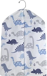 Bedtime Originals Roar Dinosaur Diaper Stacker, Blue/Gray/White